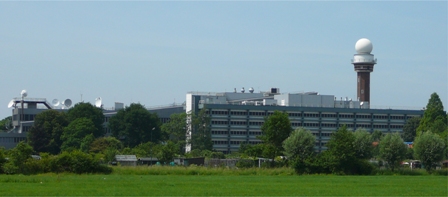 Het KNMI gebouw te De Bilt